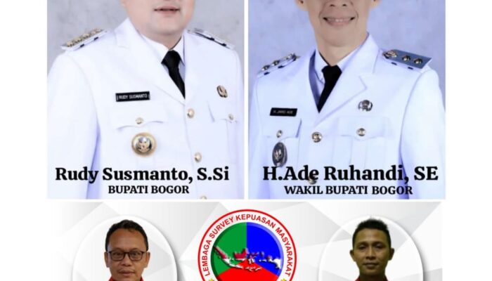 LEMBAGA SURVEY KEPUASAN MASYARAKAT Mengucapkan Selamat Dan Sukses atas pelantikan Bupati dan Wakil Bupati Bogor Istimewa dan Gemilang